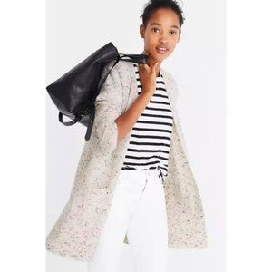 Madewell Kent Donegal Open Front Long Cardigan  M